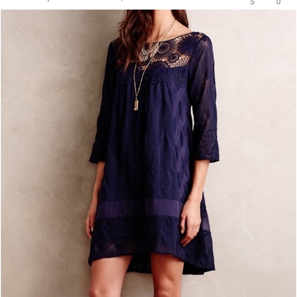 Anthropologie Holding Horses Laced Augusta Dress - Picture 1 of 2